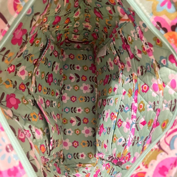 Vera Bradley Provincial Mint Green Quilted Handbag - Picture 4 of 5